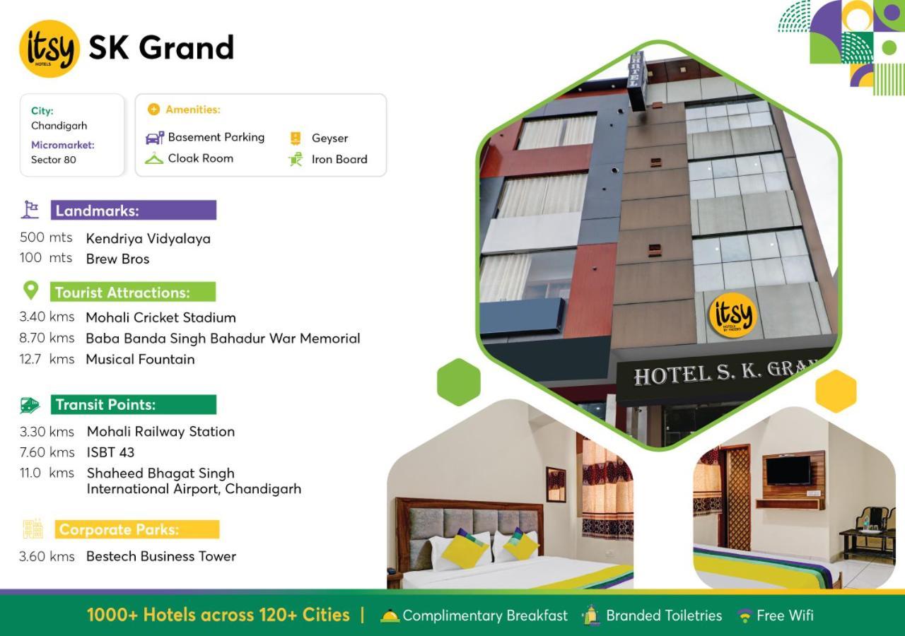 Itsy By Treebo - Sk Grand - Sector 80 Mohali Hotel Sohana Exterior photo